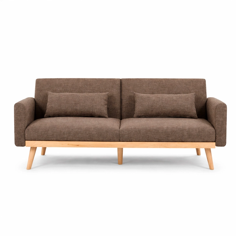SOFA CAMA AMELIA 77X187X77 CM CAFE - 3