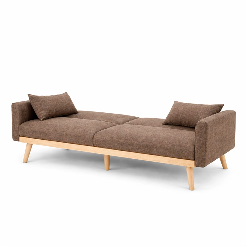 SOFA CAMA AMELIA 77X187X77 CM CAFE - 5