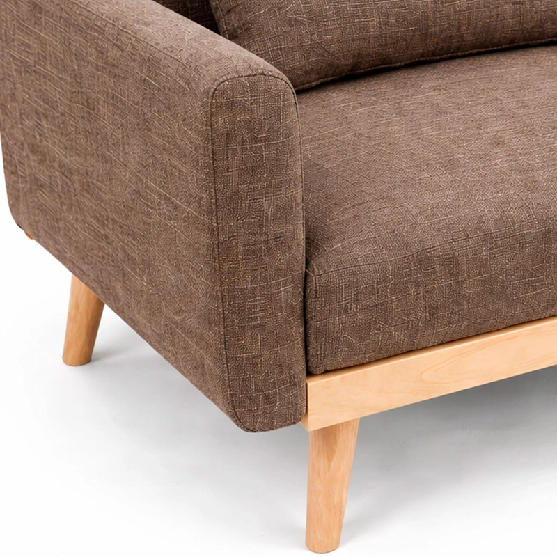 SOFA CAMA AMELIA 77X187X77 CM CAFE - 7
