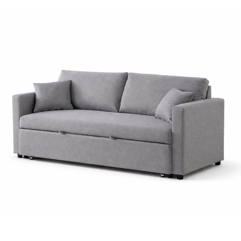 SOFA CAMA NOLAN 3 CUERPOS 86X193X84 CM GRIS - 2