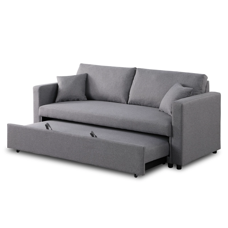 SOFA CAMA NOLAN 3 CUERPOS 86X193X84 CM GRIS - 5
