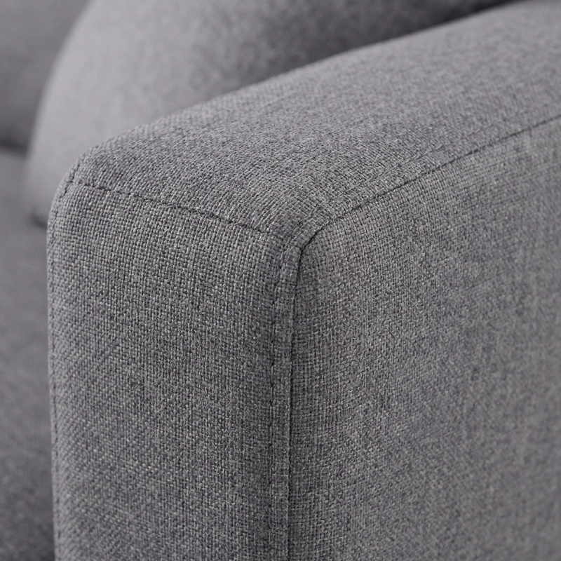 SOFA CAMA NOLAN 3 CUERPOS 86X193X84 CM GRIS - 6