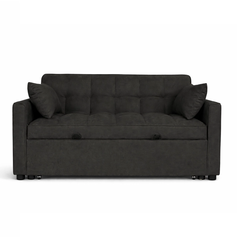 SOFA CAMA 77X135X93 CM NEGRO - 4