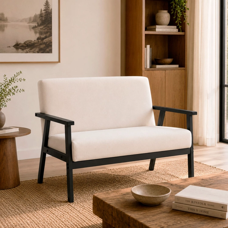 SOFA 2 CUERPOS RIVA BEIGE - 1