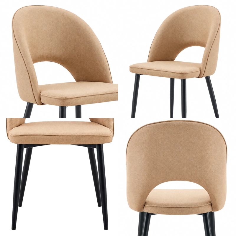 PACK 2 SILLAS COMEDOR OVAL LINEN BEIGE - 5