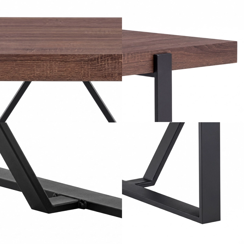MESA COMEDOR NORDIC 75X80X140 CM - 5