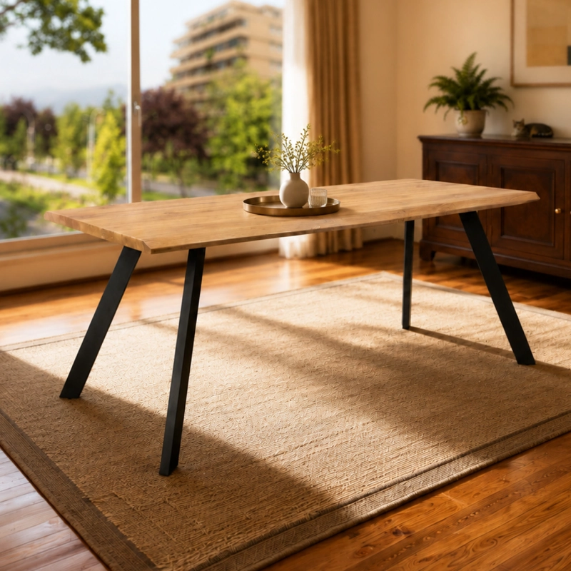 MESA COMEDOR OSLO 75X90X180 CM - 1