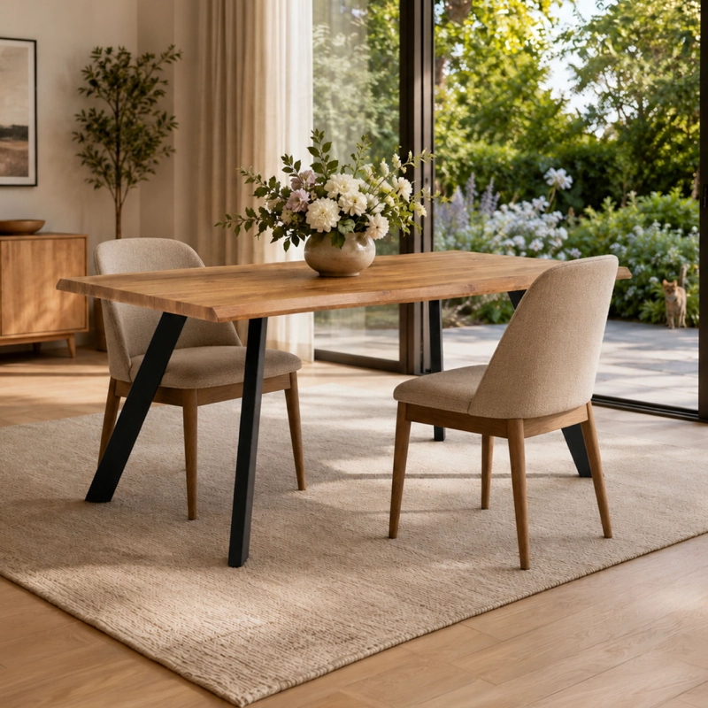 MESA COMEDOR OSLO 75X90X180 CM - 6