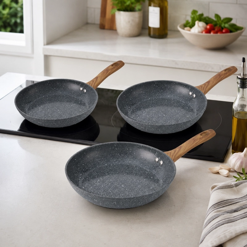 SET 3 SARTENES 20-24-28 CM ANTIADHERENTE - 6