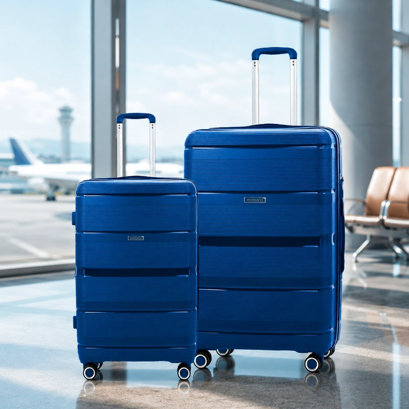 SET MALETAS RIGIDA EXPLORE S-L AZUL - 1
