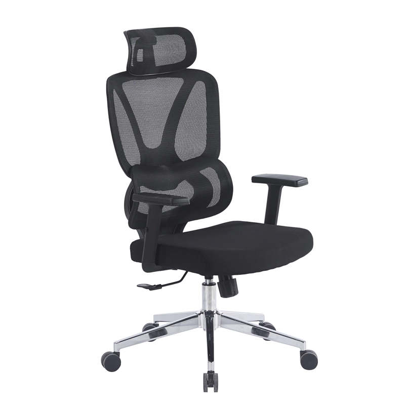 SILLA ESCRITORIO ERGONOMICA BASE METALICA DOMINUS PRO - 2