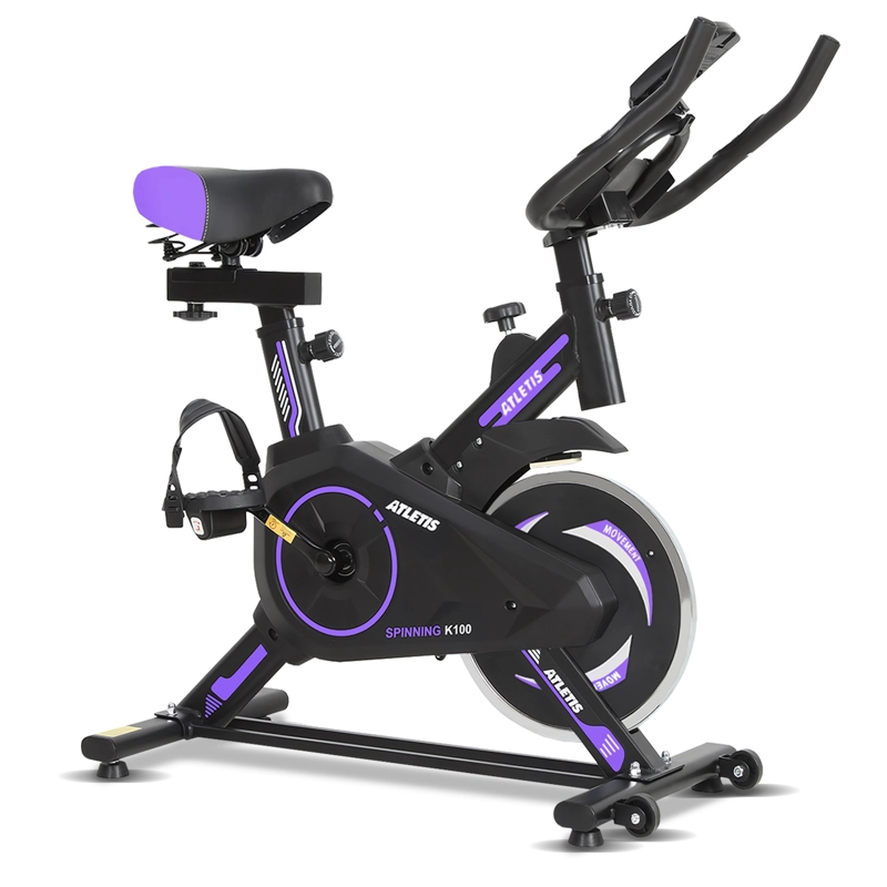 BICICLETA SPINNING K100 LITE MORADO - 1