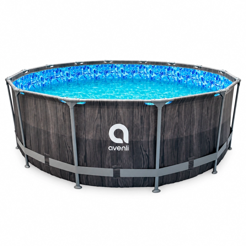 PISCINA REDONDA ESTRUCTURAL CON FILTRO 12650 L 1.07X4.27 M - 1