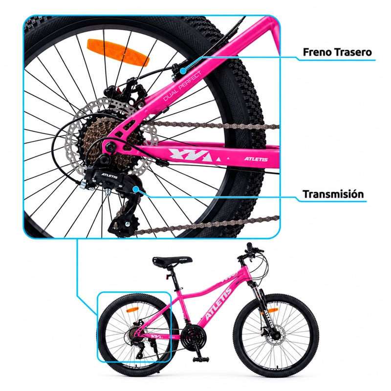 BICICLETA MOUNTAIN BIKE NOVA ARO 26 - 5
