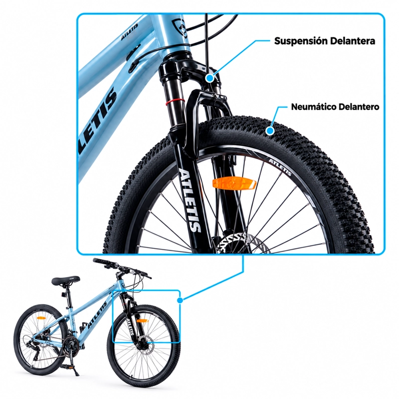 BICICLETA MOUNTAIN BIKE ATLAS ARO 26 - 6