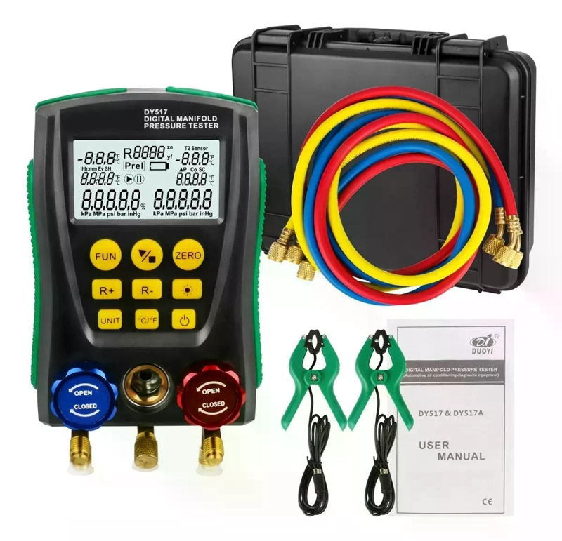 MANÓMETRO DIGITAL DE REFRIGERACIÓN DY517A PRESIÓN DE VACIÓ - 1
