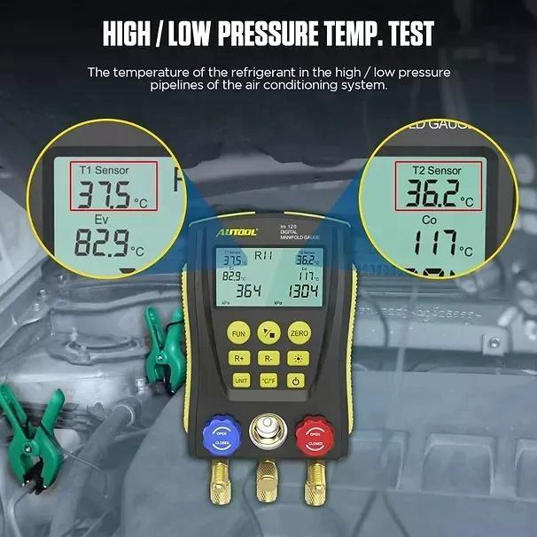 MANÓMETRO DIGITAL DE REFRIGERACIÓN DY517A PRESIÓN DE VACIÓ - 5