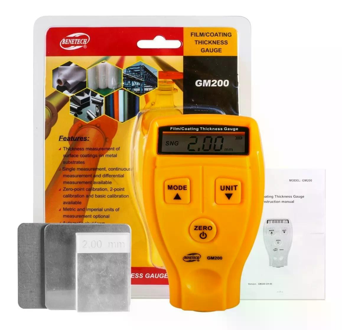 MEDIDOR TESTER DE ESPESOR DE PINTURA AUTOMOTRIZ - 1