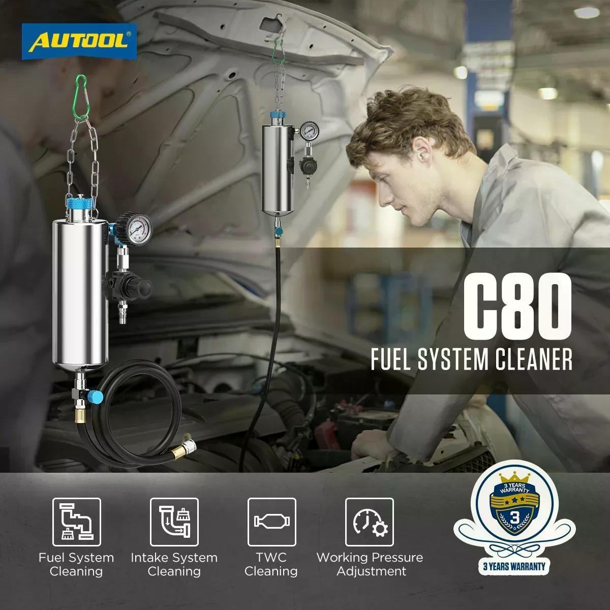 LIMPIADOR DE INYECTORES AUTOOL C80 AUTOMOTRIZ POR BARRIDO - 2
