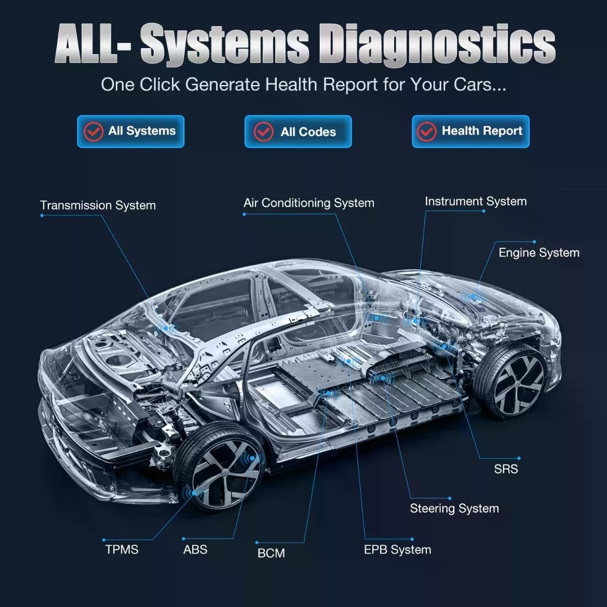 SCANNER AUTOMOTRIZ EDIAG DZ MEJOR QUE THINKSAFE 15 FUNCIONES - 5