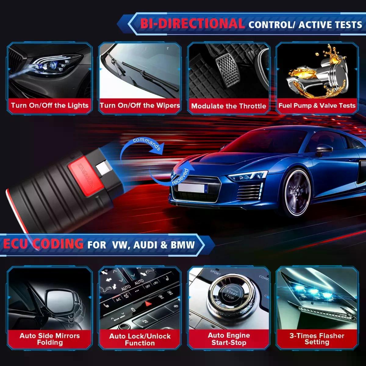 SCANNER AUTOMOTRIZ EDIAG DZ MEJOR QUE THINKSAFE 15 FUNCIONES - 6