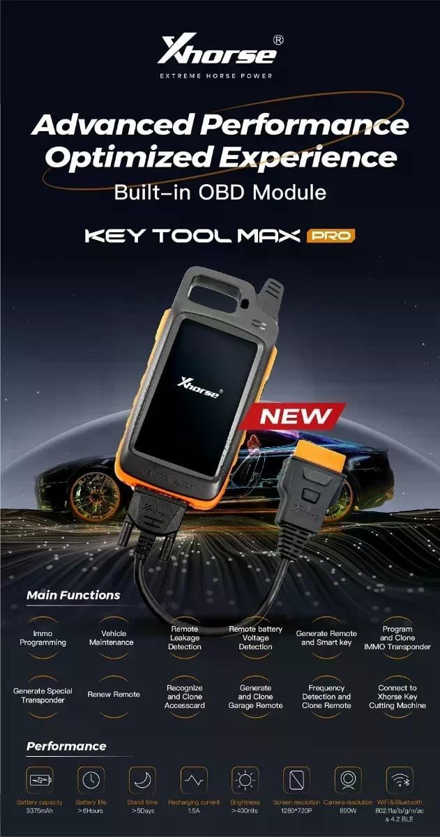 PROGRAMADOR XHORSE LLAVES VVDI MAX PRO MANDO DISTANCIA CHIP - 3