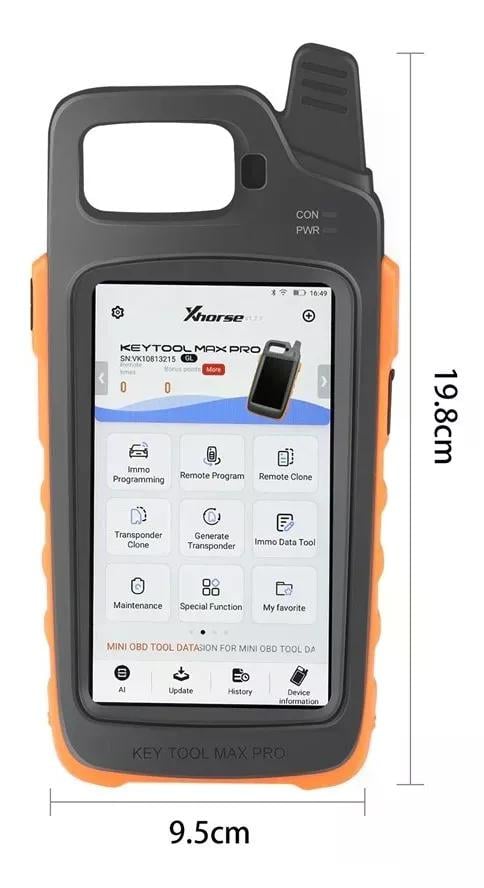 PROGRAMADOR XHORSE LLAVES VVDI MAX PRO MANDO DISTANCIA CHIP - 5