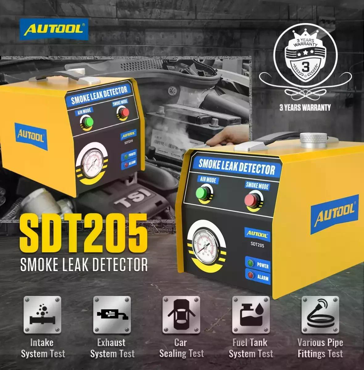 DETECTOR DE FUGAS AUTOOL DE HUMO SDT205 AUTOMOTRIZ - 2