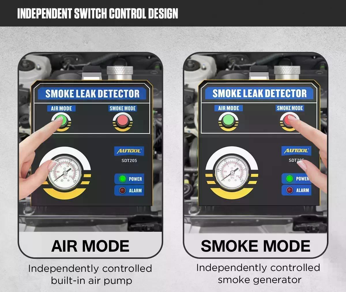 DETECTOR DE FUGAS AUTOOL DE HUMO SDT205 AUTOMOTRIZ - 6