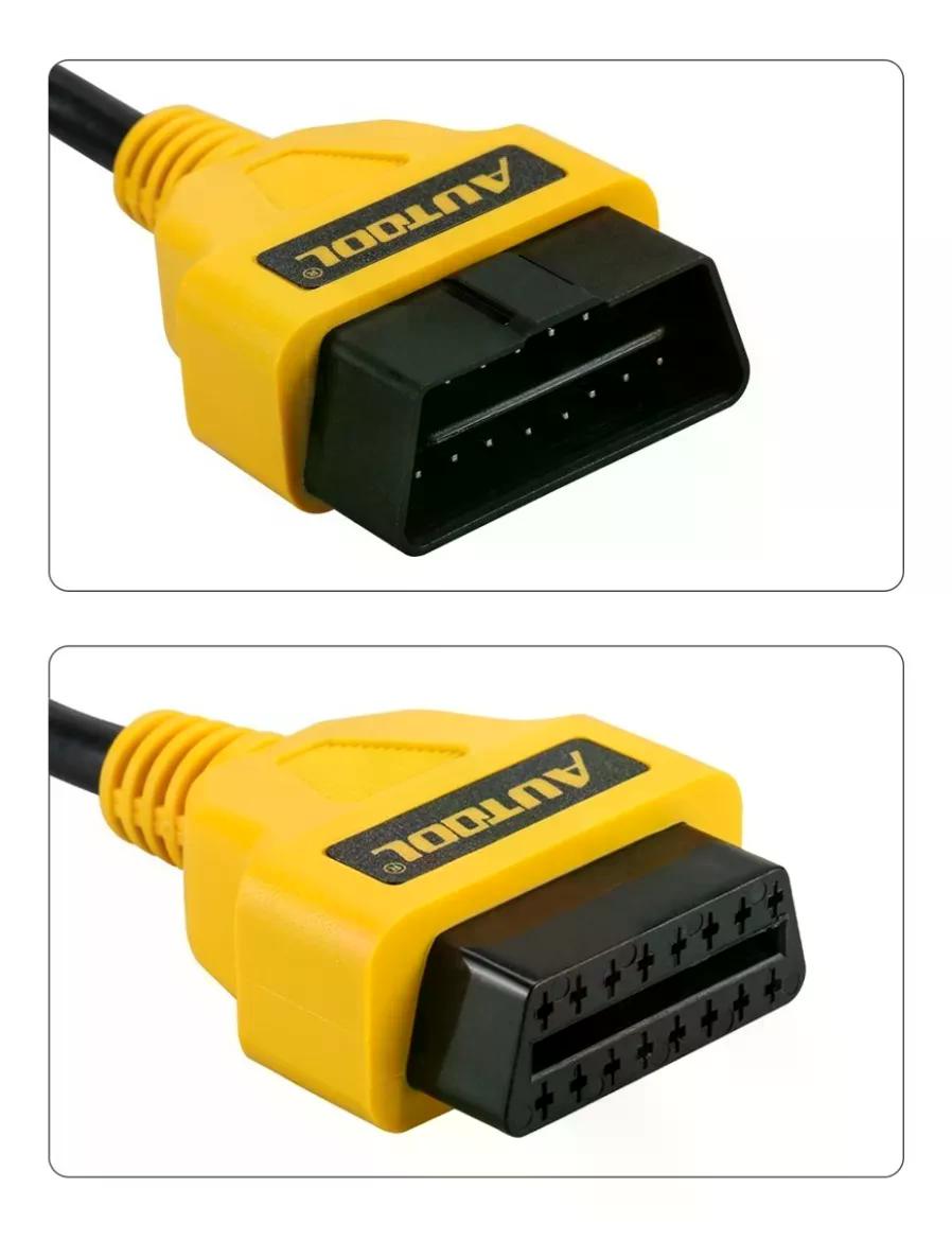 CABLE AUTOOL OBD2 DE EXTENSIÓN 150 CM AUTOMOTRIZ - 3