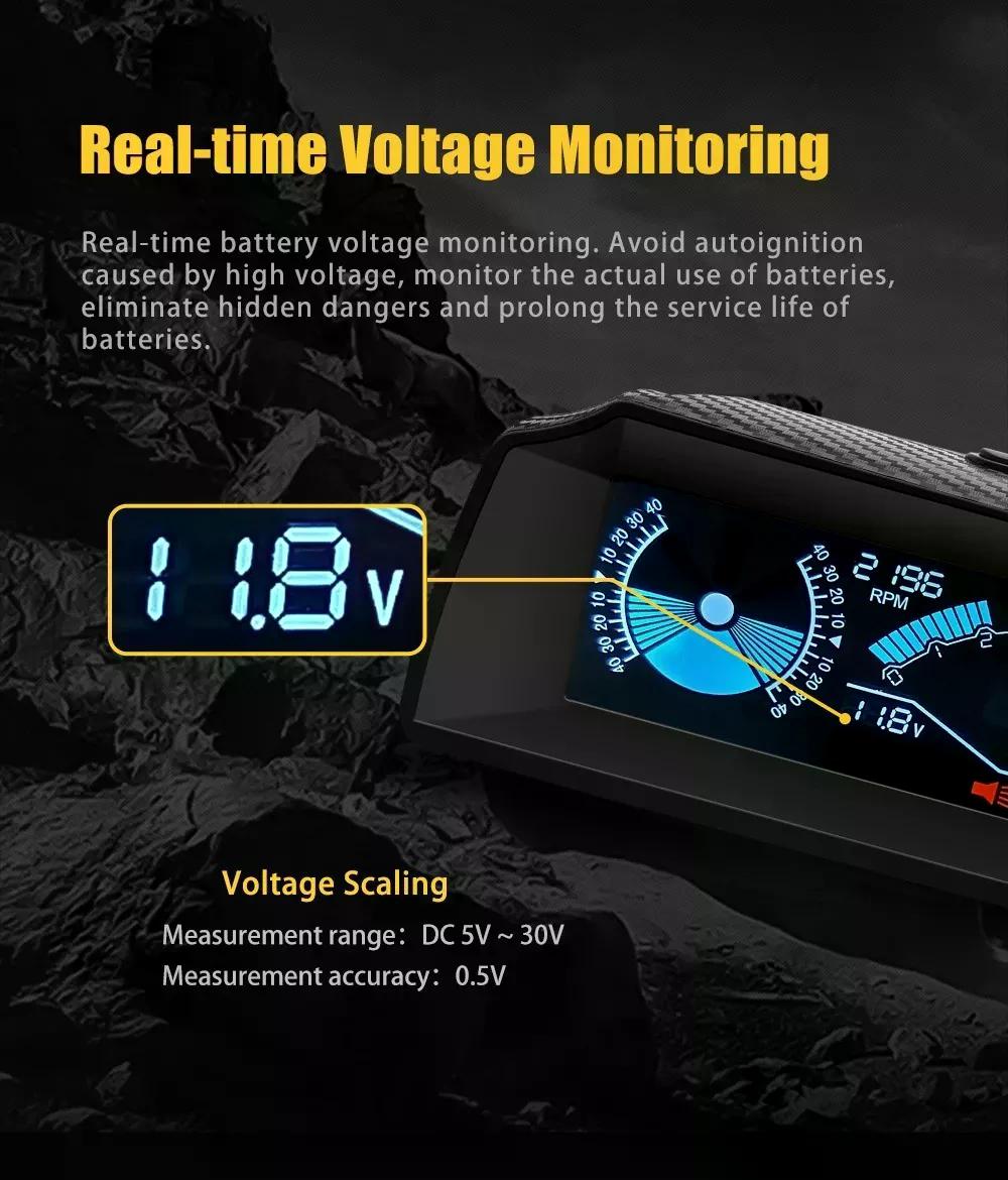 MEDIDOR DE PENDIENTES MULTIFUNCIÓN AUTOOL X90 HUD/OBD2 JEEP - 7