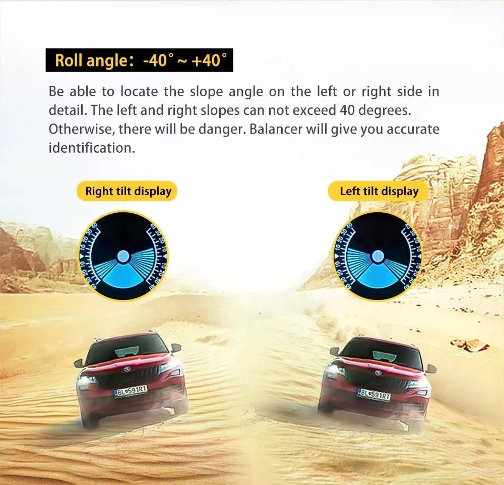 MEDIDOR DE PENDIENTES MULTIFUNCIÓN AUTOOL X90 HUD/OBD2 JEEP - 8