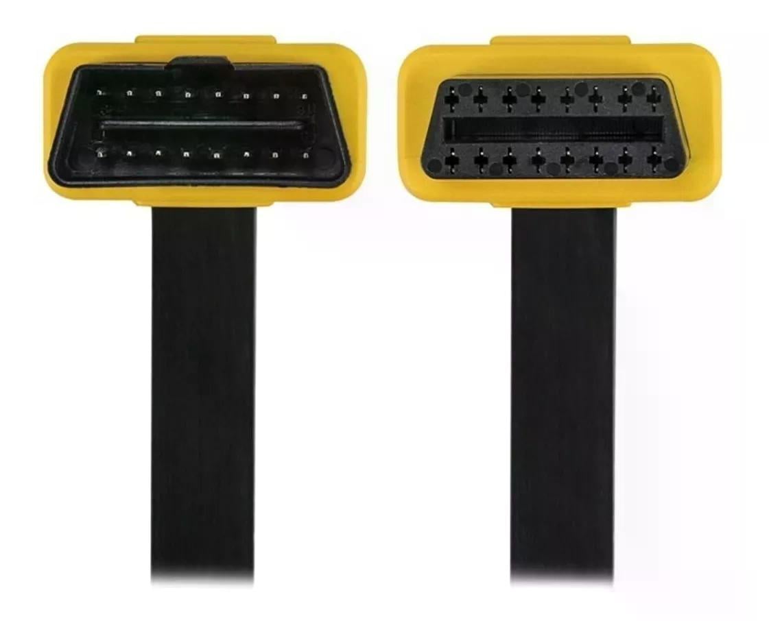 CABLE EXTENSIÓN OBD2 SCANNER AUTOMOTRIZ 60CM CON INTERRUPTOR - 4