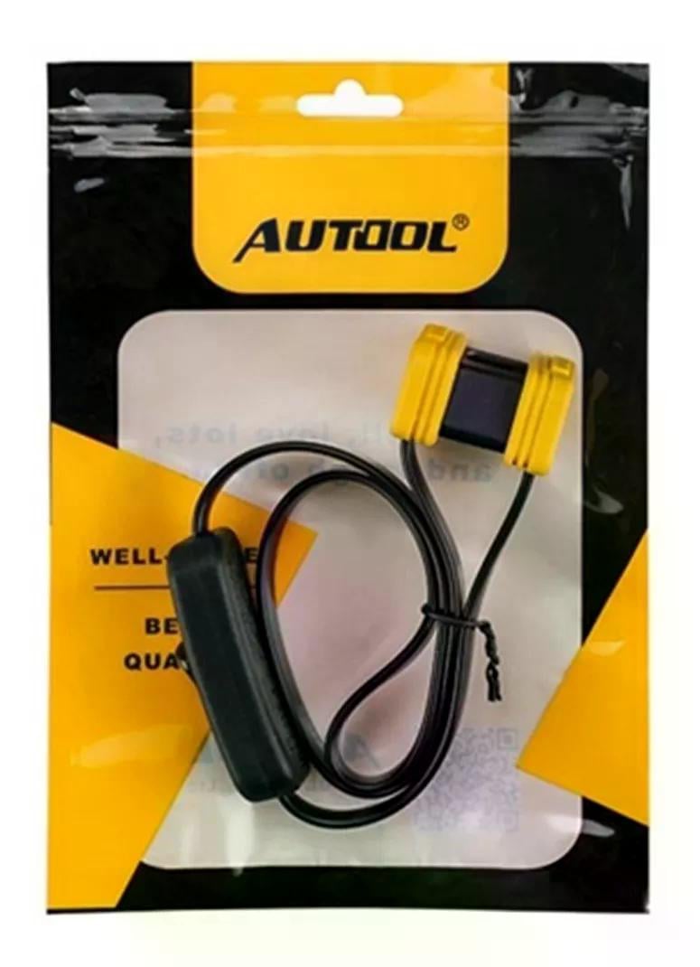 CABLE EXTENSIÓN OBD2 SCANNER AUTOMOTRIZ 60CM CON INTERRUPTOR - 5
