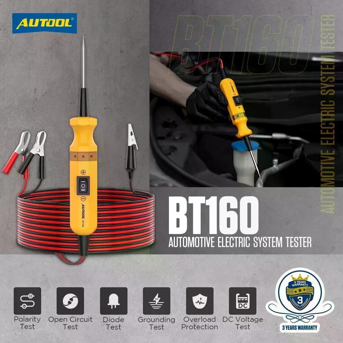 PROBADOR DE CIRCUITO AUTOMOTRIZ AUTOOL BT160 - 2