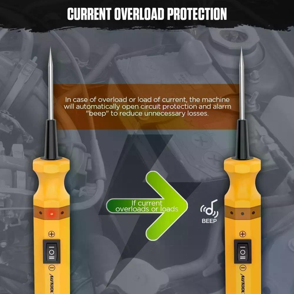 PROBADOR DE CIRCUITO AUTOMOTRIZ AUTOOL BT160 - 3