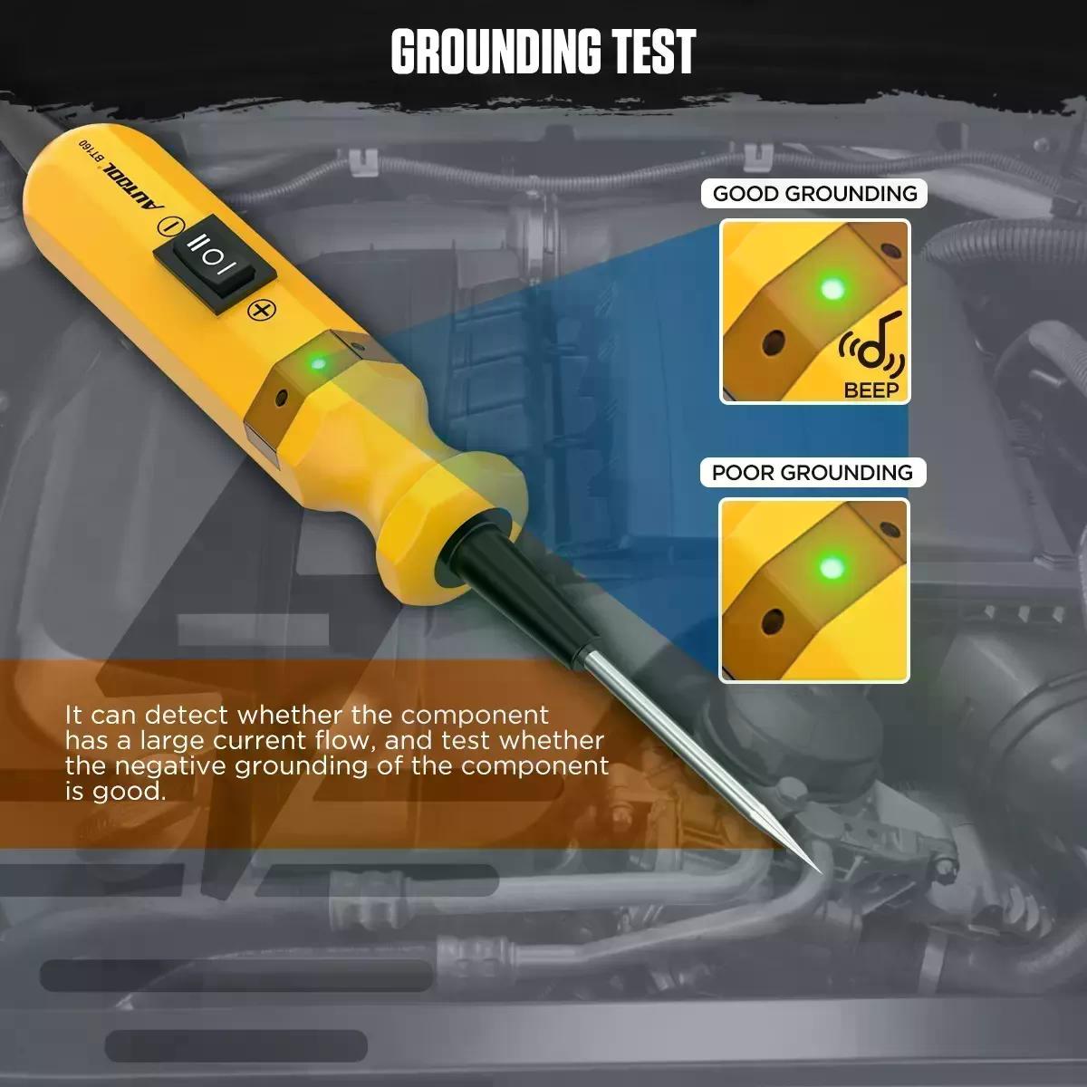 PROBADOR DE CIRCUITO AUTOMOTRIZ AUTOOL BT160 - 6