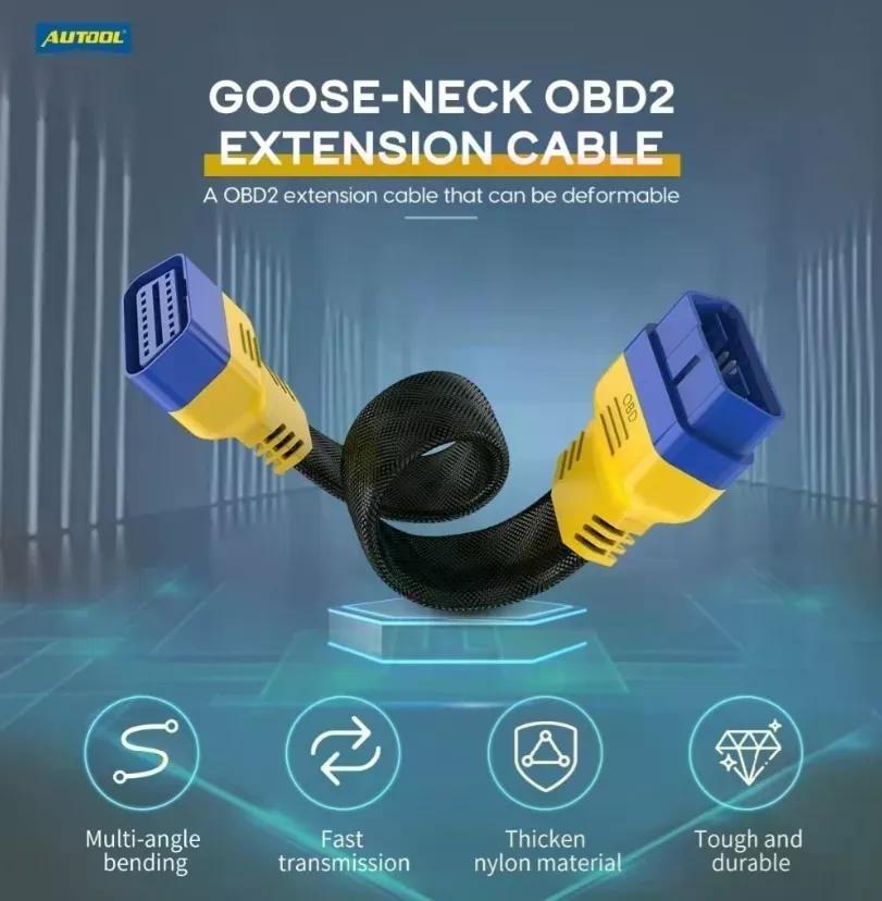 CABLE AUTOOL OBD2 DE EXTENSIÓN 60 CM AUTOMOTRIZ - 2