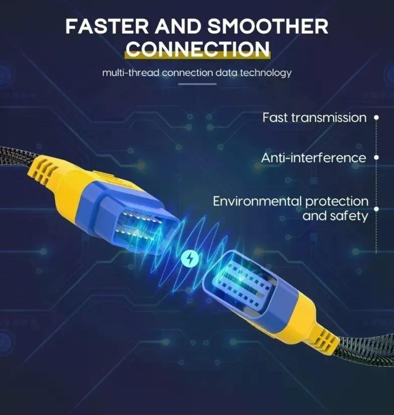CABLE AUTOOL OBD2 DE EXTENSIÓN 60 CM AUTOMOTRIZ - 3