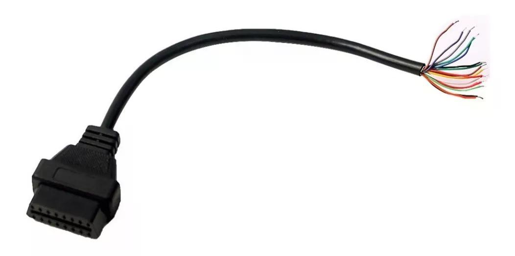 CABLE HEMBRA OBD2 16 PINES SCANNER AUTOMOTRIZ 30CM - 4