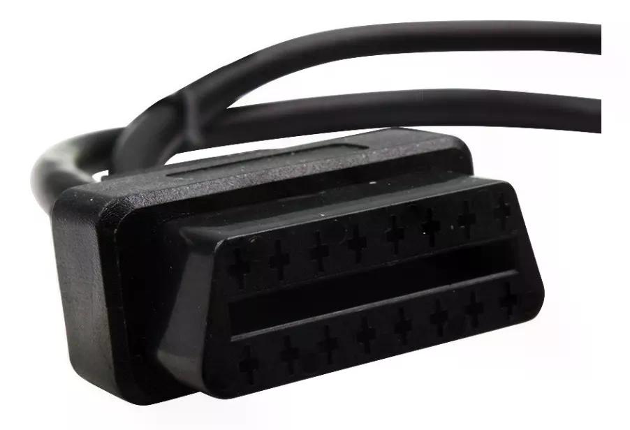 CABLE HEMBRA OBD2 16 PINES SCANNER AUTOMOTRIZ 30CM - 7