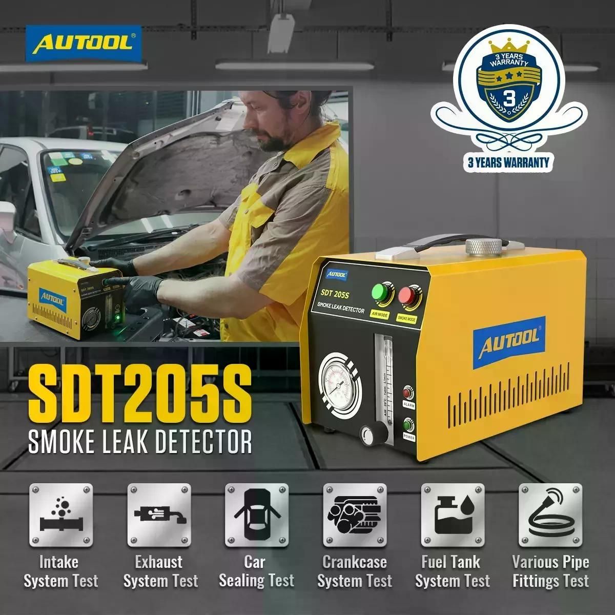 DETECTOR DE FUGAS AUTOOL DE HUMO Y SISTEMA EVAP SDT205S - 2