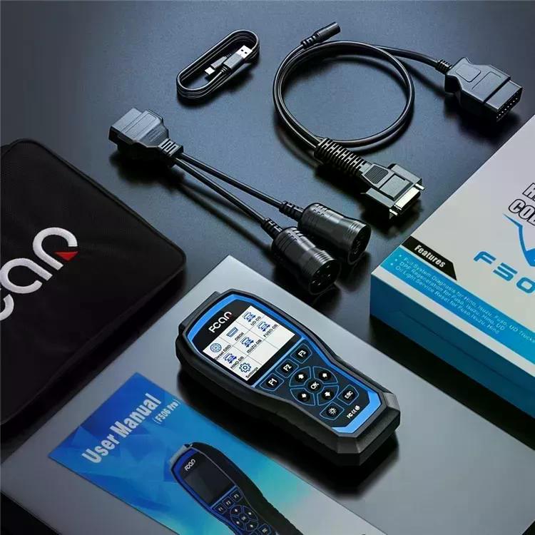 ESCÁNER CAMIÓN PESADO FCAR F506 PRO SCANNER 24V Y 12V DPF - 5