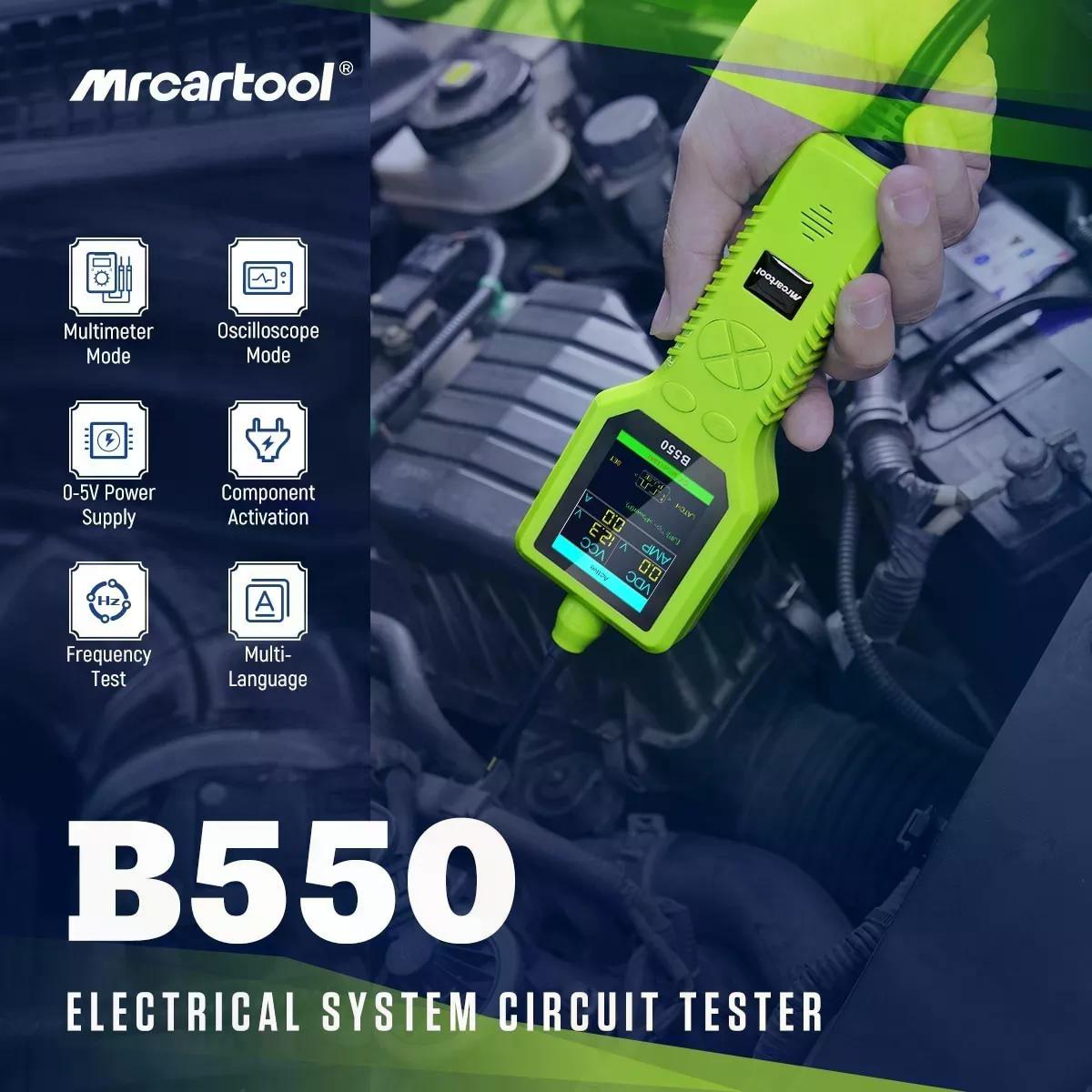 ANALIZADOR CIRCUITO DE MOTOCICLETA Y AUTO B550 AUTOOL - 2