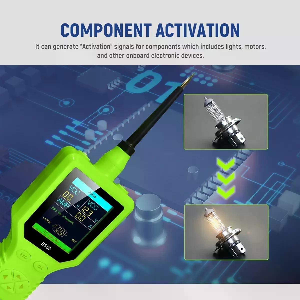 ANALIZADOR CIRCUITO DE MOTOCICLETA Y AUTO B550 AUTOOL - 6