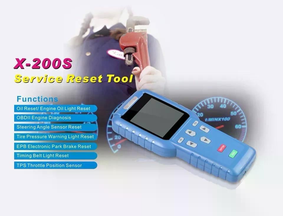SCANNER AUTOMOTRIZ XTOOL X-200 REAJUSTE ACEITE EPB TPMS ... - 2