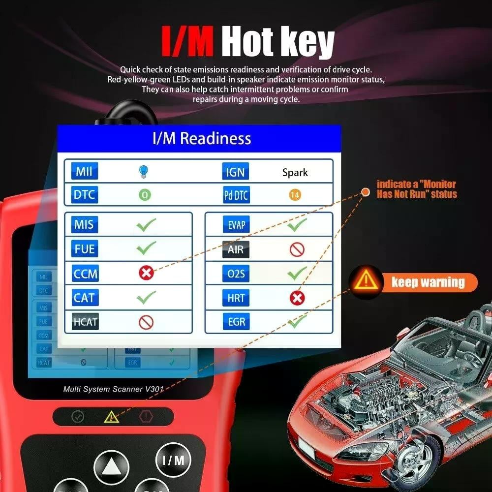 SCANNER VAG VIDENT V301 VW AUDI SKODA SEAT ABS SRS TBA EPB - 3