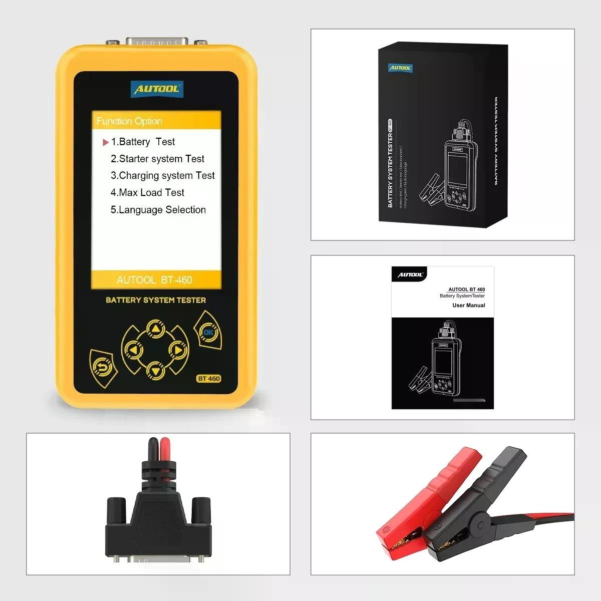 PROBADOR DE CARGA DE BATERÍA AUTOOL BT460 - 9