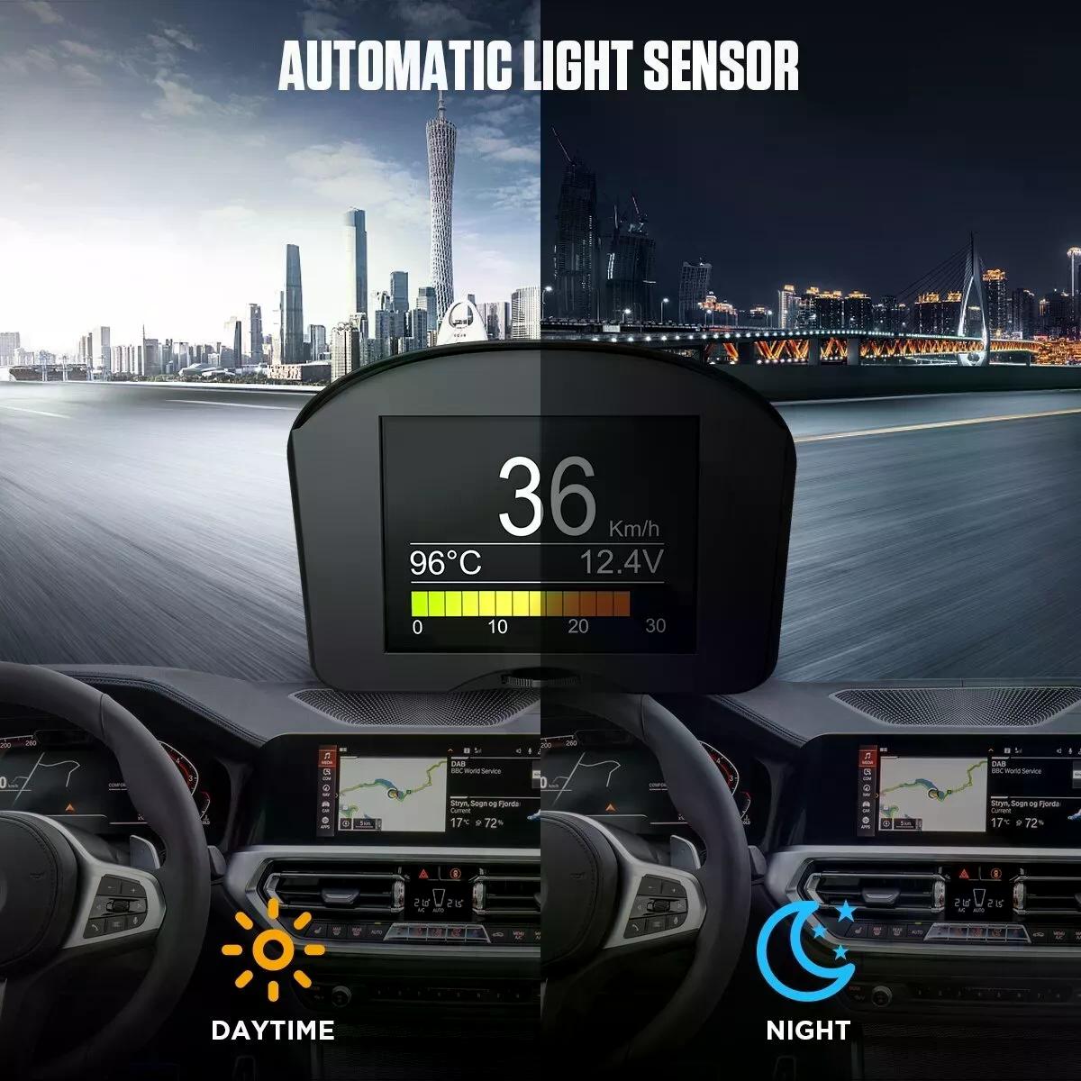 MEDIDOR DIGITAL INTELIGENTE AUTOOL X50 PLUS OBD2 HUD AUTOMOT - 6