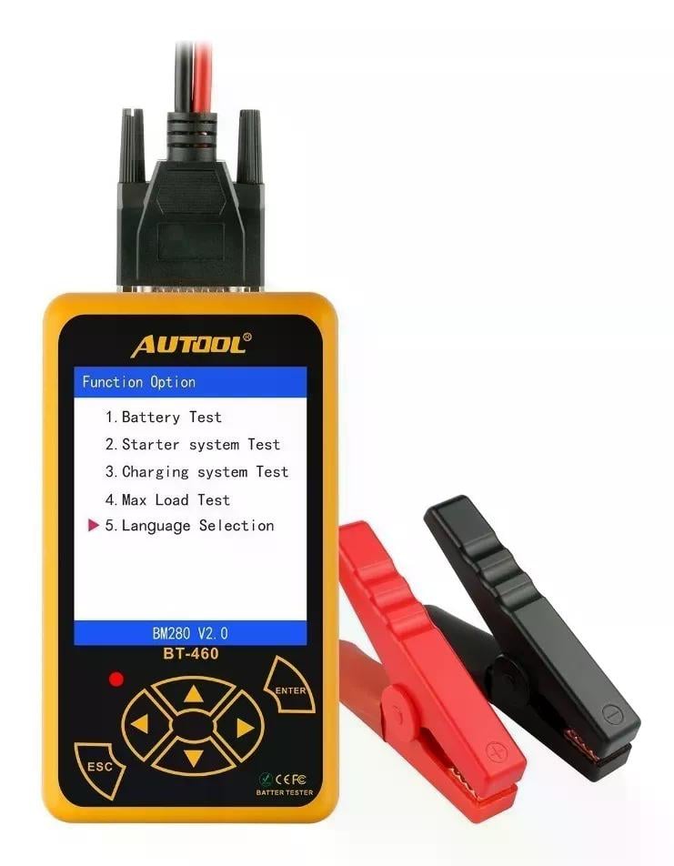 SCANNER AUTOOL BATERIA AUTOMOTRIZ BT460 PLOMO GEL AGM - 4